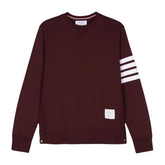 Thom Browne Heren, Sweatshirts & Hoodies, Rood, Maat: XL Katoen