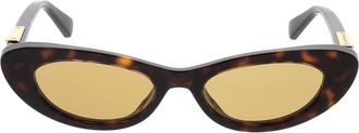 Bottega Veneta Zonnebril - Dames - Zonnebrillen - Bruin - ONE Size - Accessoires