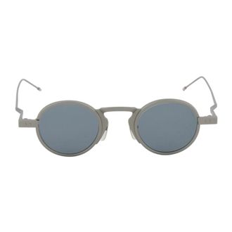 Thom Browne Titanium Round Sunglasses