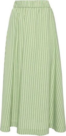 Rodebjer Marla Rok Boven Knie - Dames - Midirokken - Groen - XS - Rokken
