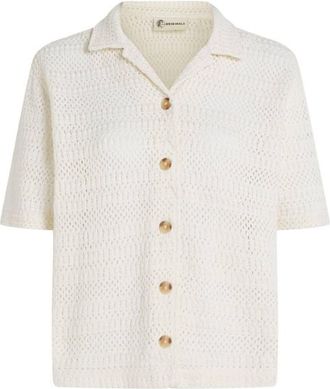 O'Neill ORiginals Crochet Shirt Bluse f&uuml;r Damen | wei&szlig;