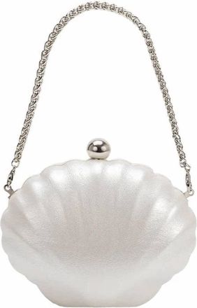 Melie Bianco Womens Venus Handbag Clutch In Pearl