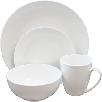 Gibson Home Ogalla 16 Piece Dinnerware Set in White at Nordstrom