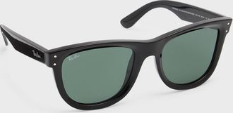 Ray-Ban Mens Wayfarer Reverse Acetate Square Sunglasses, 53MM