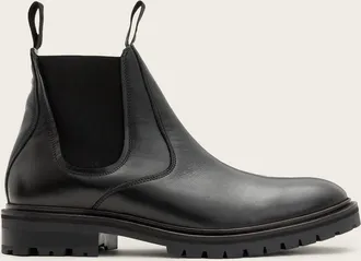 AllSaints Mens Cow Leather Toby Leather Chelsea Boots, Size: UK 11/US 12/EU 45