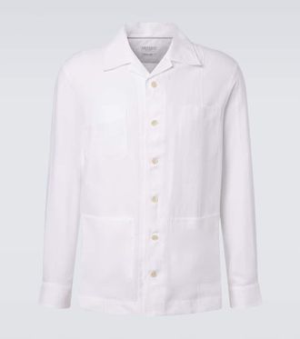 Brunello Cucinelli Hemp, linen, and cotton shirt