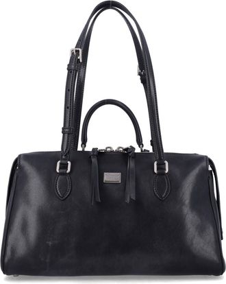 Dolce & Gabbana Black Vittoria Shoulder Bag