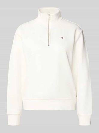 GANT Sweatshirt mit Baumwoll-Anteil in Ecru, Gr&ouml;&szlig;e XXL