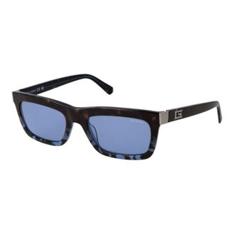 Guess Blauwe Acetaat Zonnebril