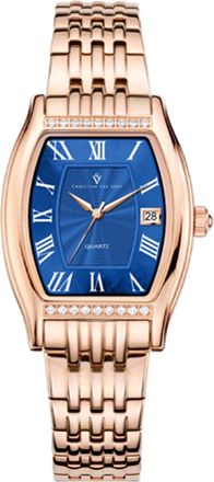 Christian Van Sant Womens Gemma Blue Square 34mm