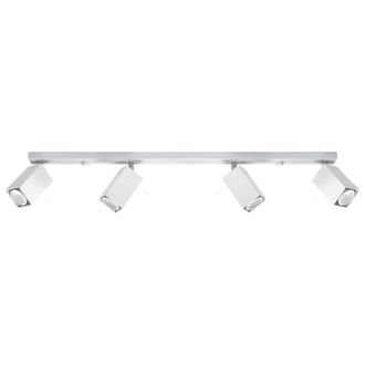 Sollux Lighting L&aacute;mpara de techo blanco acero alt. 16 cm