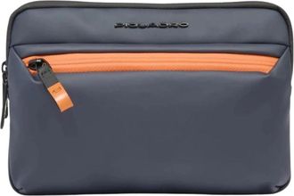 Piquadro Pochette porta i Padmini - Heren - Toilettassen - Blauw - ONE Size - Polyester - Tassen