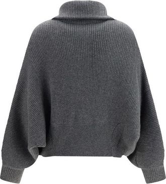 Brunello Cucinelli Cashmere Cardigan - Gray