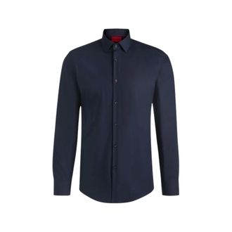 HUGO BOSS Overhemden, Heren, Blauw, 7Xl, Katoen, C-Jenno Shirt