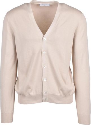 Gran Sasso Beige Cotton Cardigan