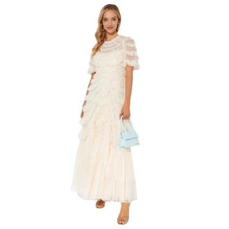 Needle & Thread Dames, Jurken, Beige, Maat: 3XS Taf