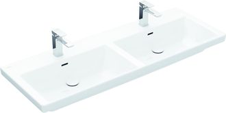 Villeroy & Boch Villeroy&boch - Lavabo Doble Con Mueble Subway 3.0 De 1300 X 470