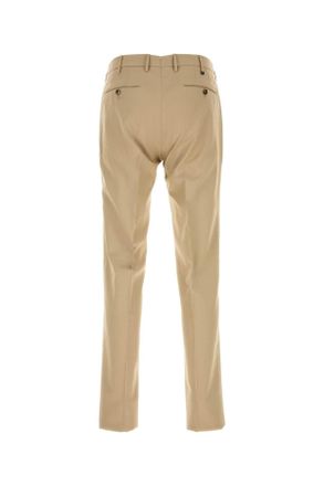 Pantaloni Torino Cotton Blend Trousers - Beige
