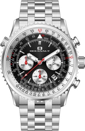 Oceanaut Mens Flight Black Dial Watch