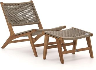 Bellagio la vita attrattiva Bellagio Elcito lounge tuinstoel met voetenbank