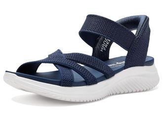 Skechers Ultra Flex 3.0 Sandal - Forever Better Hands Free Slip-Ins Womens Sandals Navy : 6.5 B - Medium, Synthetic