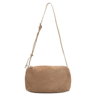 Estro & Luminara Velour Crossbody Bag - female - Estro - Cross Body Bags - Beige - ONE SIZE - Bags