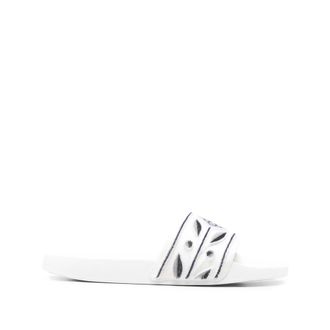 Casablanca Embroidered Slides