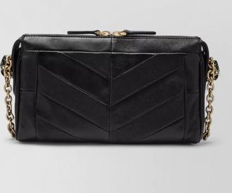 Valentino chevron quilted shoulder bag chain strap