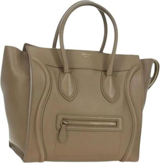 Celine Pre-owned Handbags, female, Beige, Size: ONE SIZE Pre-owned Vintage Hand Bag