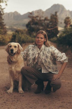 Blank NYC Block Party Floral Quilted Jacket