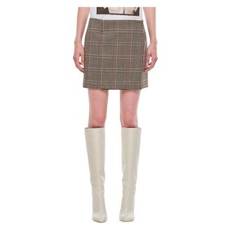 Sportmax Short Skirts, female, Brown, S, Beta Mini Skirt
