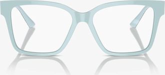 Jimmy Choo London Womens Pillow-Shaped Acetate Eyeglasses Frame In Blue