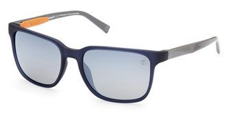 Timberland TB9273 Polarized 91D Mens Sunglasses Blue Size 56