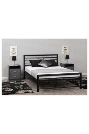 Seconique Kelly 46 Double Bed in Black