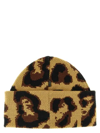 Goldbergh Jaguar Jacquard Knit Winter Hat - Caramel