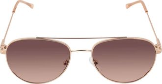Calvin Klein Brown Pilot Ladies Sunglasses CK20120S 780 55