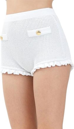 Elisabetta Franchi White Viscose Polyester Women Shorts