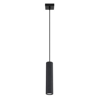 Sollux Lighting L&aacute;mpara de techo negro aluminio alt. 8 cm