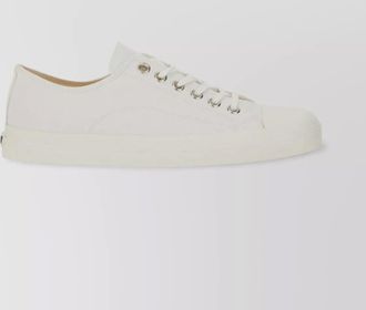 Moschino leather edge low-top sneakers