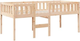 vidaXL Cama Para Ni&ntilde;os Sin Colch&oacute;n Madera Maciza De Pino 90x190 Cm Vidaxl