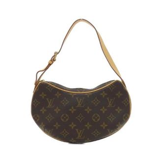 Louis Vuitton Pre-owned Pochette Croissant Monogram Schoudertas - Dames - Pre-owned - Bruin - Maat: ONE Size