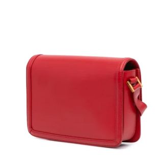 Saint Laurent Pre-owned Cross Body Bags, female, Red, Size: ONE SIZE Pre-owned Solferino Crossbody Bag
