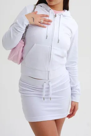 Juicy Couture White Polyester Womens Sweatshirt