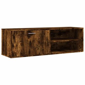 vidaXL Mueble De Tv Madera De Ingenier&iacute;a Roble Ahumado 120x34x37 Cm Vidaxl