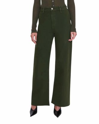 Pistola Denim Penny Wide Leg Pants In Green