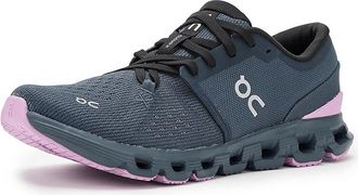 On Cloud X 4 Womens Shoes Navy/Sakura : 10.5 M, Synthetic