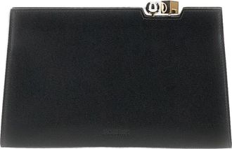 Jacquemus Black Le Salon Pochette Clutch Bag
