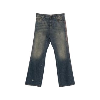 Amiri Stud-embellished Flared Jeans