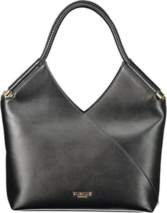 Twinset Borsa Elegante in Pelle con Scollo a V - - Bags - Donna - Nero - ONE SIZE