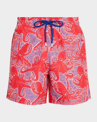 Vilebrequin Men & apos;s Hypnoptocus Nylon Swim Trunks